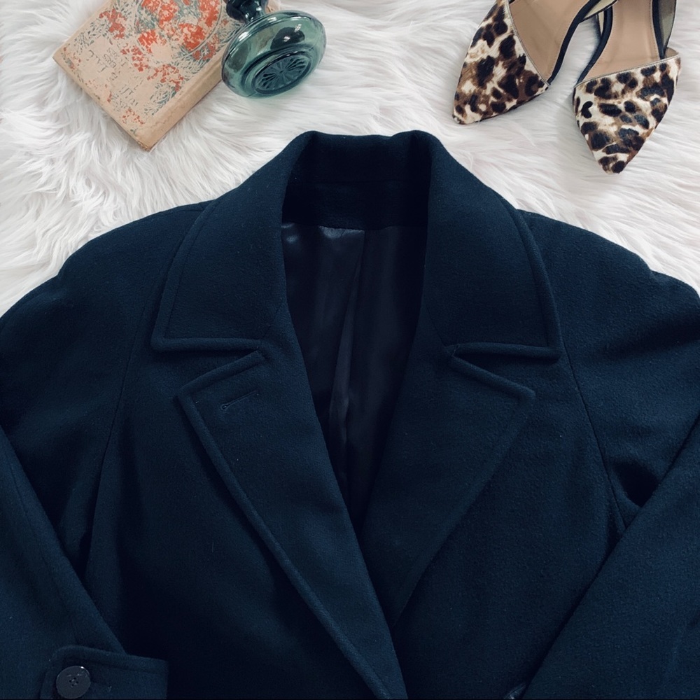 NORDSTROM GALLERY 100% Cashmere Wool Double-Breasted Coat | US 14